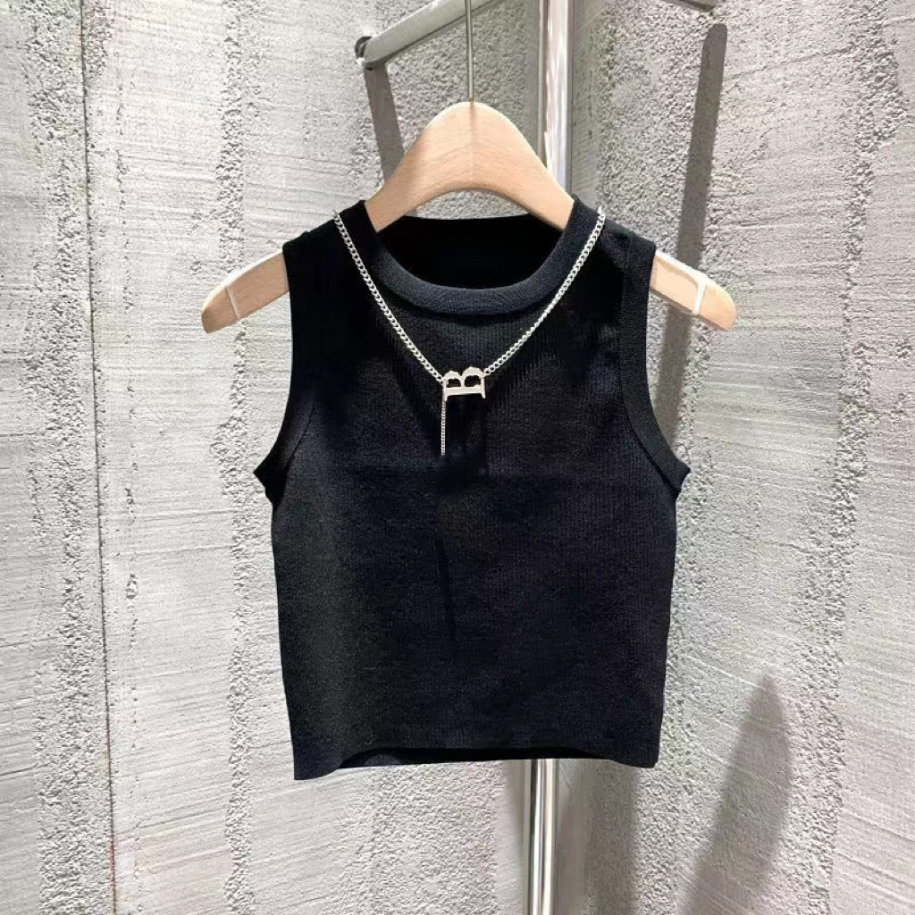 Los niños de verano nuevo estilo coreano simple chaleco Yuantong sin mangas stretch slim fit ropa interior de moda chaleco del todo-fósforo