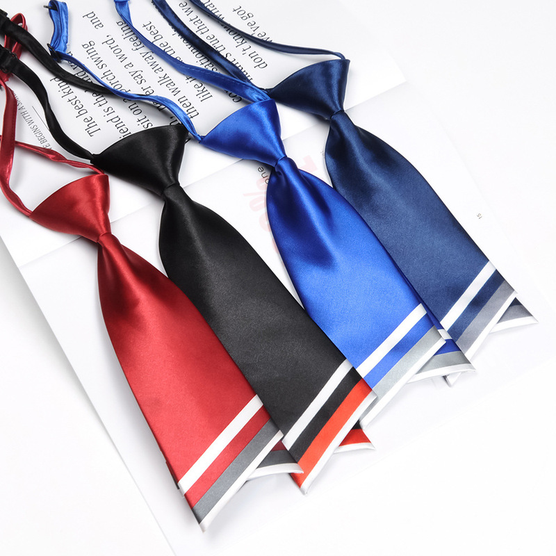 Professional Tie for Women, Knife-Shaped Bank Business Korean Style College Style Bow Suit Tie Shirt Collar Accessories Ready for Sale