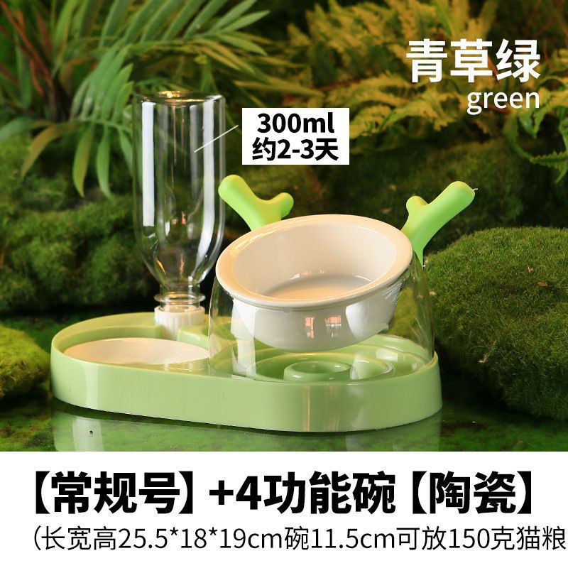 작은 녹색 뿔 포인원 [세라믹]