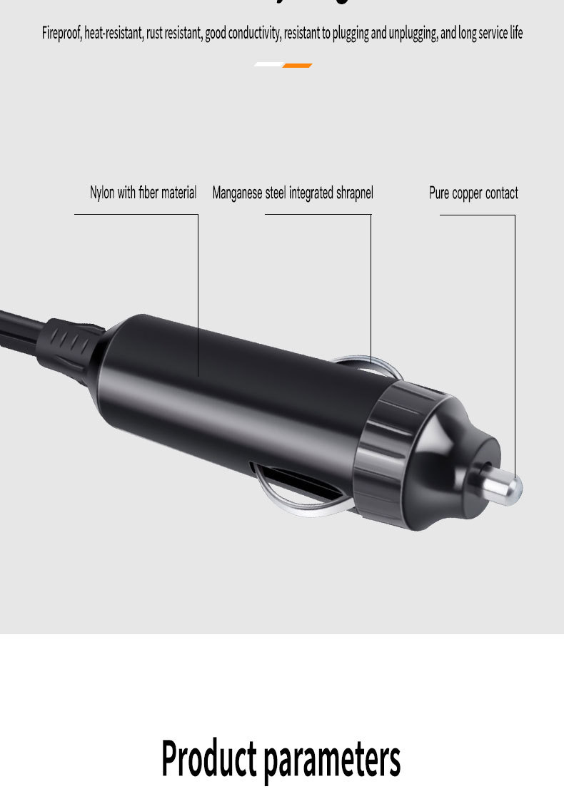 Car Truck 12V/24V to 220V multi-function car Inverter converter mobile phone socket charger
