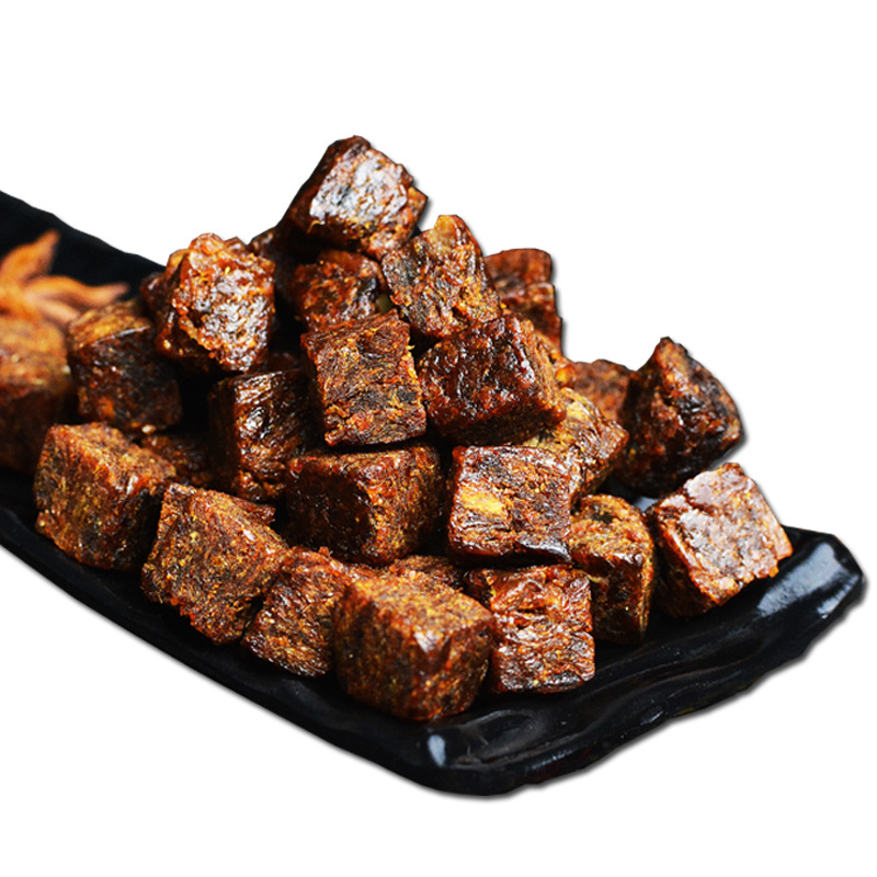 Dried Beef Cubes 500G Beef Jerky Candy Foodie Snacks Internet Celebrity Snack Spiced Spicy Casual Snack Cooked Food Delivery