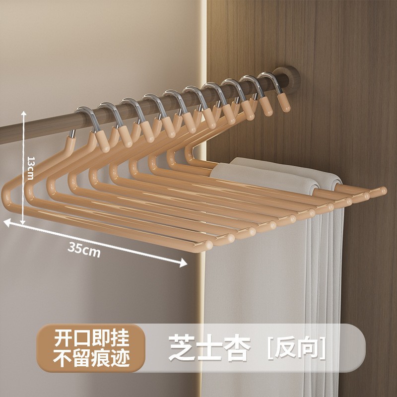 Acero inoxidable ganso pantalón percha