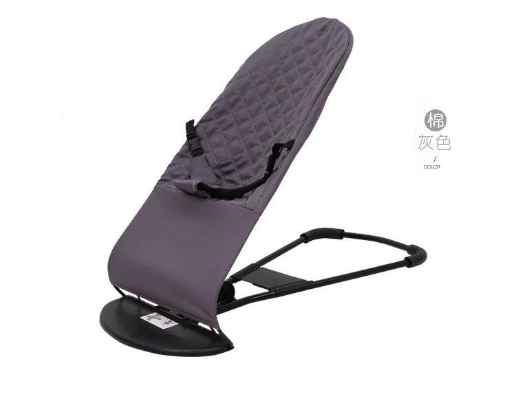 Детская качалка-кроватка, складная, портативная легкая 1.6 кг, reclining & бар для игрушек