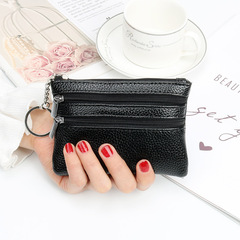 European and American fashionable women's coin purse, women's home zipper key bag, card bag, coin coin bag, hand-held female small bag