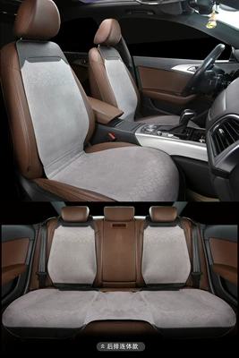 Wool pad – saddle pad - gray-five-seater-rear-one-piece-without-headrest