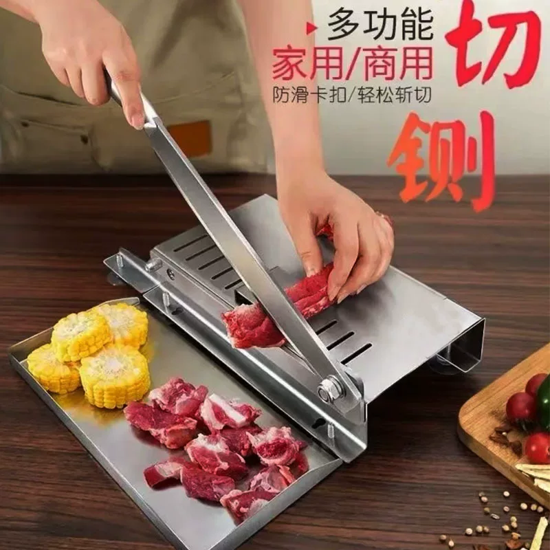 Meat slicer Meat slicer Manual multi-functional donkey-hide gelatin slicer Chicken nuggets frozen meat artifact guillotine mutton roll