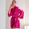 Autumn Cotton French new pattern Bridesmaid Long sleeve have cash less than that is registered in the accounts comfortable robe lady Home Furnishings hotel Bathrobe