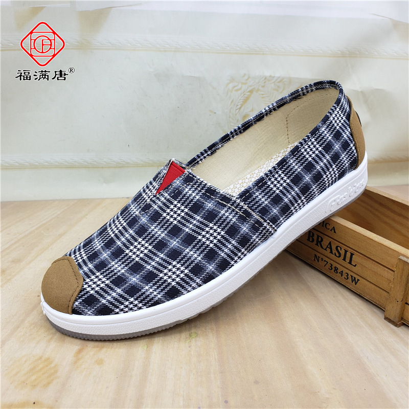 [Retail] Old Beijing cloth shoes women's shoes casual fashion moms shoes flat women's shoes a slip-on women's shoes