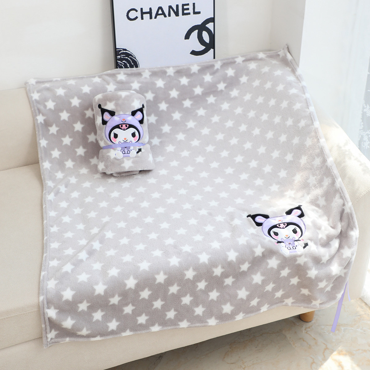 Caricatura de dibujos animados para perros, mantas de almuerzo, mantas de oficina, mantas de aire acondicionado, mantas de mano, sofá, mantas pequeñas