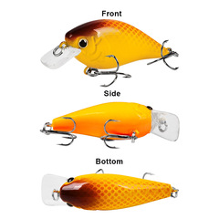 Lure Fake Rock Small Fat 6 Colors Hard Baits 7cm-13g Bionic Fish Bait BKB Hook Fishing Gear E-commerce DW407
