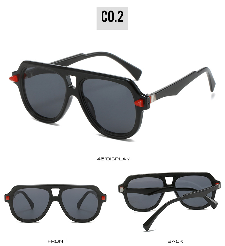 Ac, UV400 Protection Lens Material toad glasses Glasses Style Outdoor, Travel Occasion Simple Style Leopard Ac UV400 Protection Toad Glasses Full Frame Men's Sunglasses