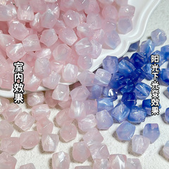 UV 紫外線可変樹脂八角形手作り diy ビーズジュエリーアクセサリーペンダントネックレス衣類アクセサリービーズ