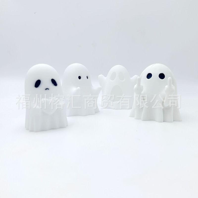 跨境幽灵笔架办公家居桌面可爱小摆件3d摆件万圣节送礼创意礼物|undefined