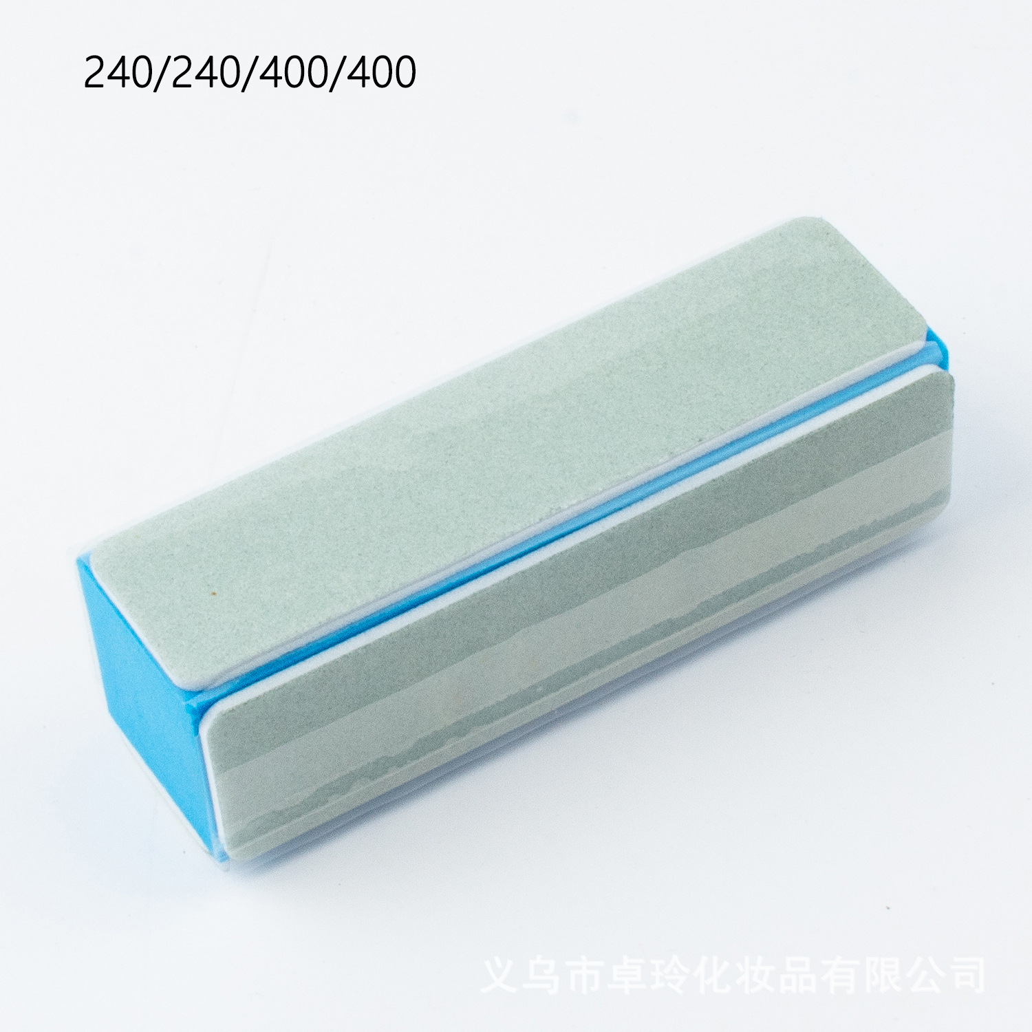 Bloque de pulido verde de cuatro lados del núcleo azul