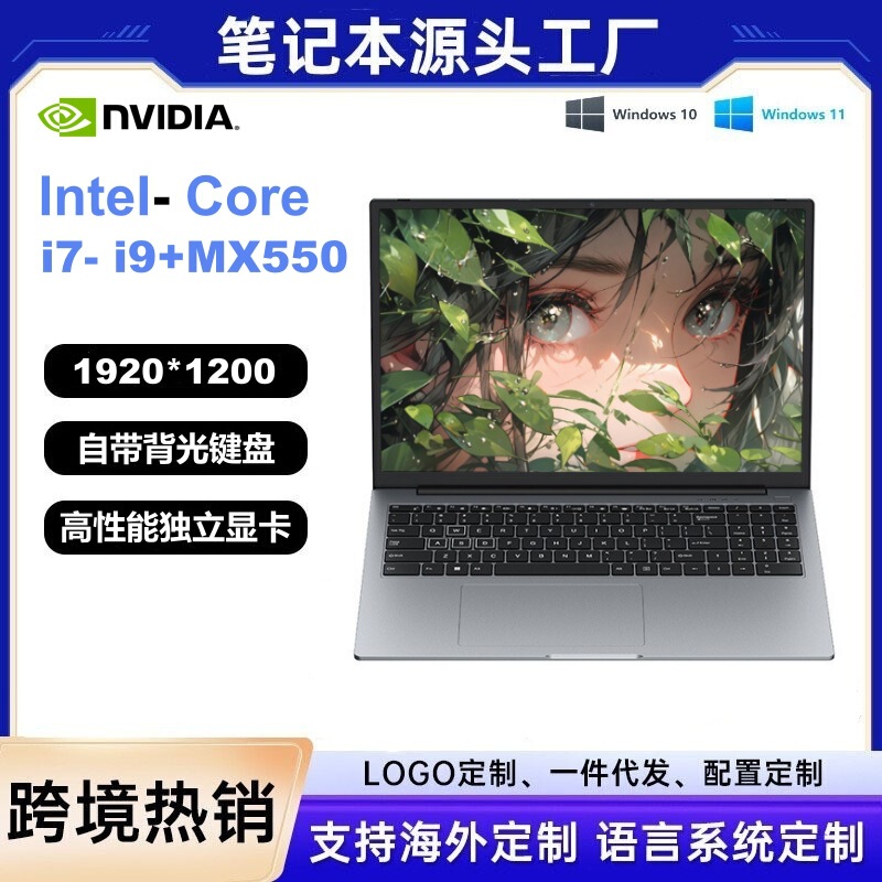 202616inch High-Performance Standalone Graphics 4g Gaming Laptop, Core I7/I9 Notebook Computer, Lightweight Office Laptop, Portable