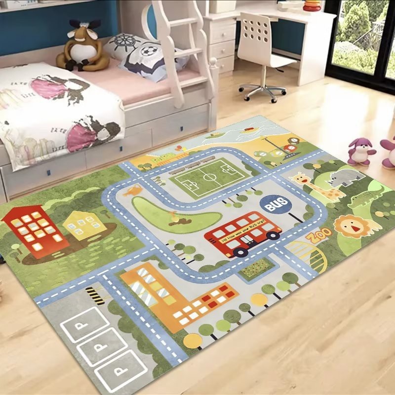 託児所の子供のおもちゃで遊んでいます。|undefined