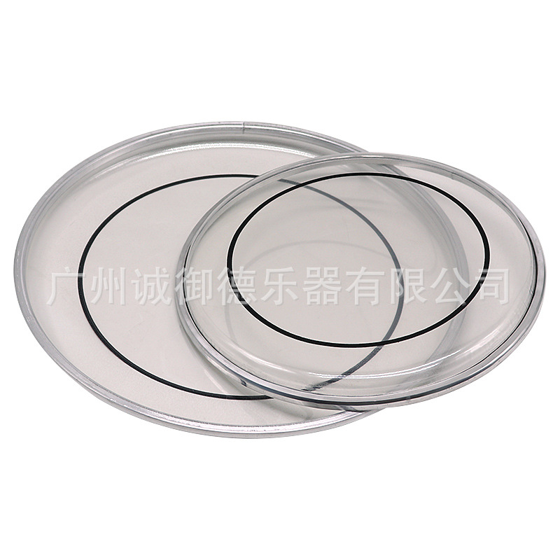 12-inch drum skin double-layer oil skin drum skin drum skin snare drum 14-inch drum skin transparent 6-inch drum skin accessories