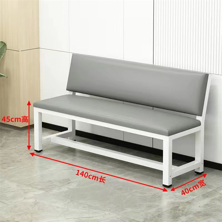 Fábrica directa de bolsas blandas sofá respaldo silla de cuero gimnasio campo de descanso barbería silla de espera respaldo image 13
