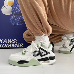 Harajuku style ulzzang retro air-cushion dad shoes for couples thick-soled niche street photography jogging casual sports shoes for men