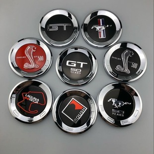 Applicable to Mustang Tail Standard GT Car Standard 50th Anniversary Mustang 2.3T Rear Tail Door Decoration Car Sticker Car Standard Modification Viper