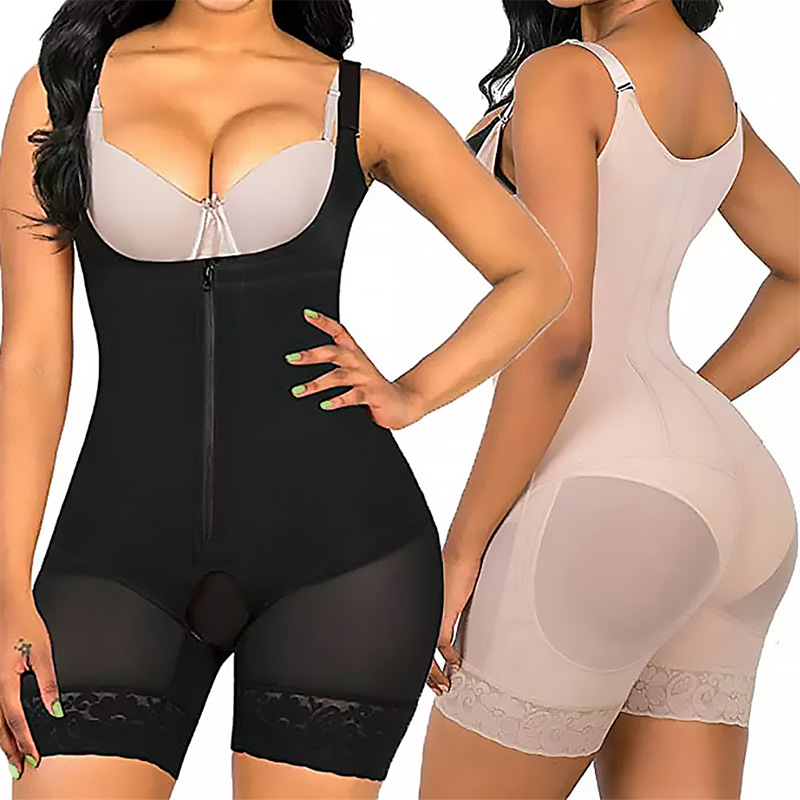 New zippered body-shaping jumpsuit, bell...