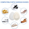 Soft wear-resistant self-adhesive breathable half insoles high heels