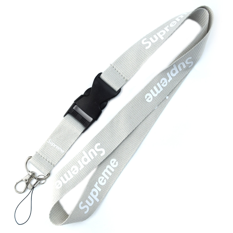 회색 끈 흰색 로고