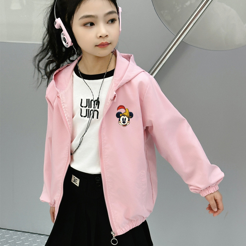 Spring and Autumn New Mickey Mouse Cartoon Coat 2025 New Starter Fashion Cardigan Jacket for Children