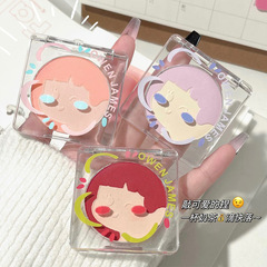 Owen James Girl's Thoughts Blush Dual Color Repair Palette Eyeshadow Matte Powder Delicate Whitening Atmosphere Women