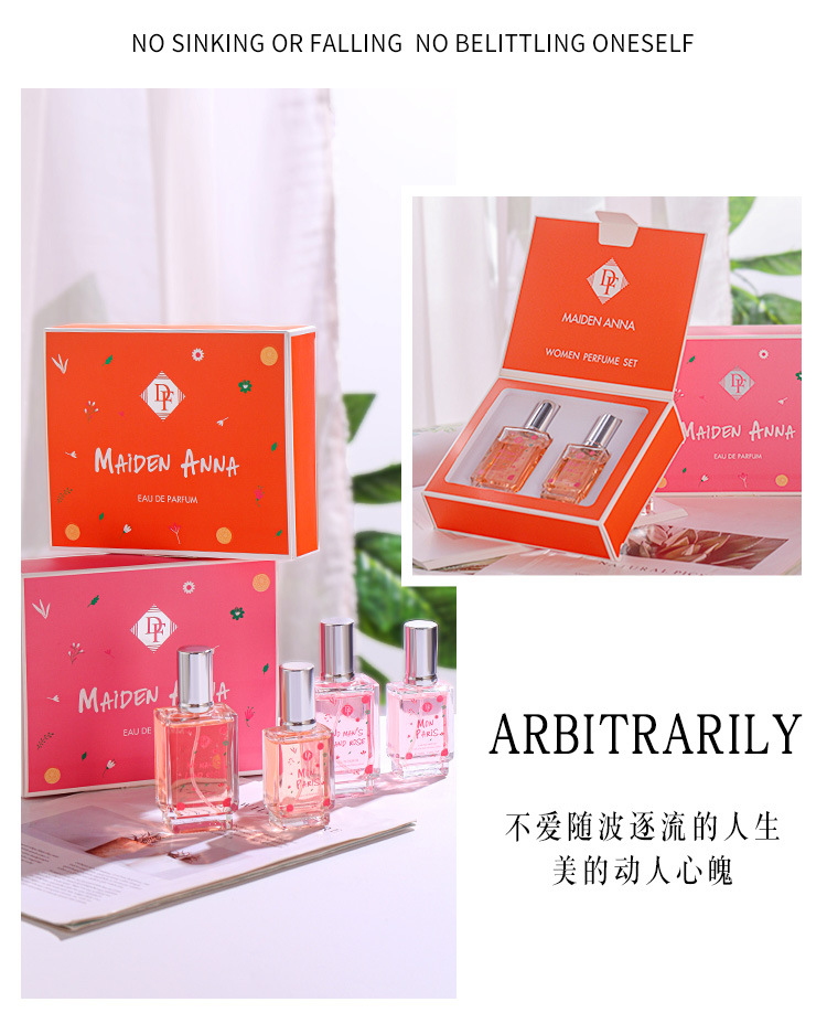 Small Town Yixiang Reverses Parisian women's Perfume Set, Douyin Bestseller Private Tune Vietnamese Perfume Gift Box wholesale undefined