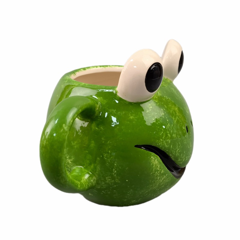 Selección estricta Super lindo Rana taza de cerámica de dibujos animados creativo lindo niños leche desayuno taza de café