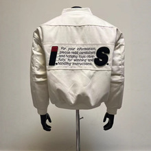 跨境高街刺绣棒球服男机能风外套宽松潮流vintage设计感夹克外套