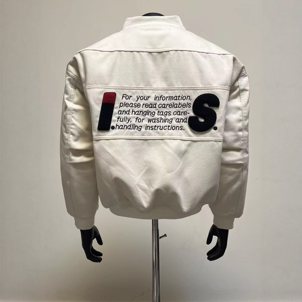 Cross-Border Embroidered Baseball Jacket for Men, Functional Style, Loose Trendy Vintage Design, Functional Style Jacket