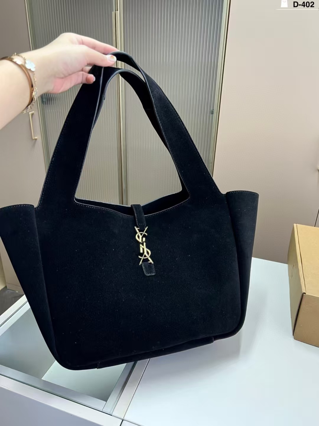 25y Autumn New Hobo Suede Genuine Leather Underarm Tote Bag Fashion Luxury Vintage Women's Bag Wholesale - Thumbnail 8