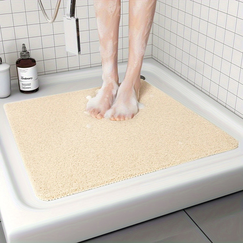 Factory cross-border a generation of PVC silk circle bath mat toilet bathroom anti-slip mat bath mat foam mat