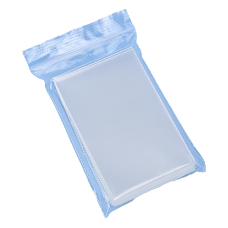 20 película de tarjeta de seda CPP engrosada HD cubierta protectora transparente alta álbum tarjeta pequeña tarjeta titular tarjeta bolsa película protectora Polaroid