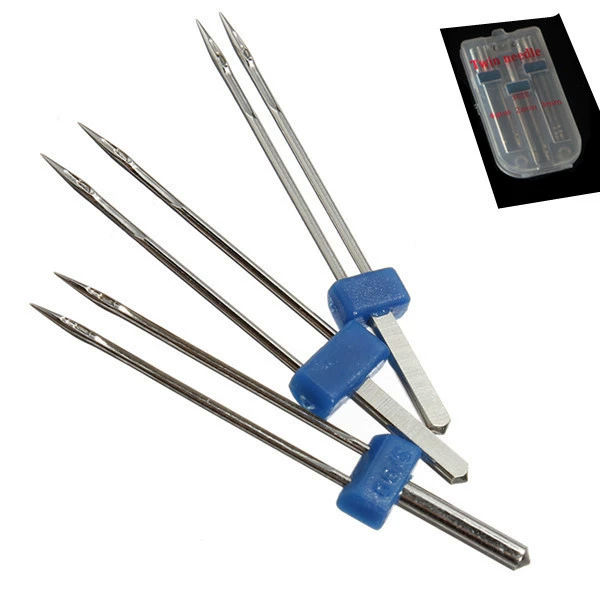 Многофункциональные иглы для бытовых швейных машин, аксессуары для швейных машин, иглы с двумя головками, иглы для электрических швейных машин, набор игл с двумя иглами