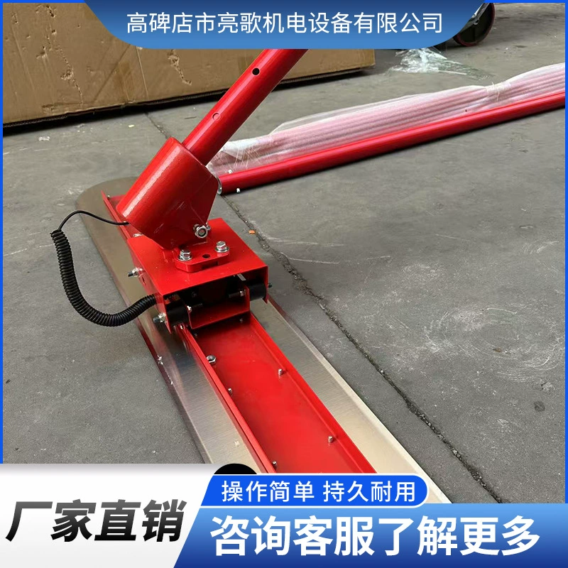 Электрическая затирочная машина из нержавеющей стали для выравнивания, разглаживания и финишной обработки цементных покрытий с литиевым аккумулятором.