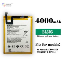 适用于联想A6 Note手机电池BL303内置充电板4000mah工厂批发外贸