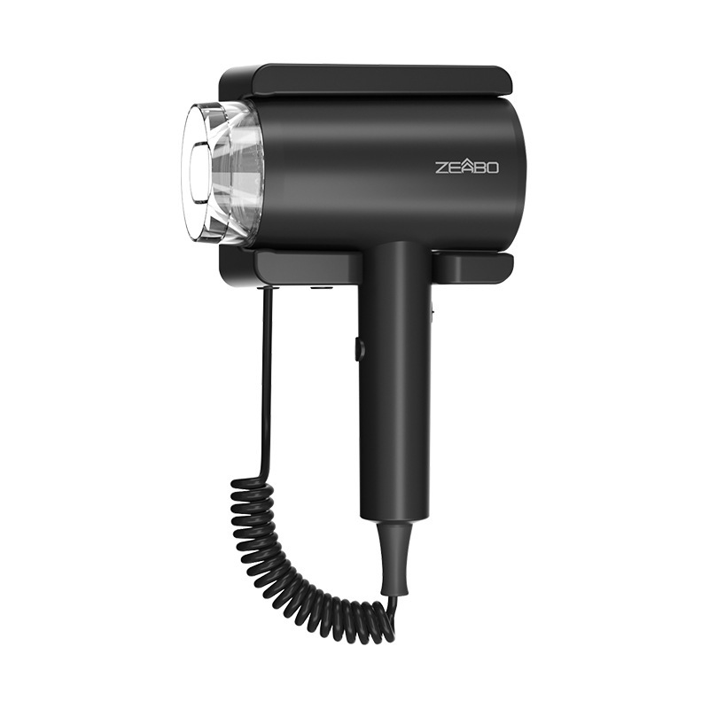 ZEABO智博ホテル専用ヘアドライヤー壁掛け式客室電気ブロー大風力民宿ホテルブロー筒|undefined