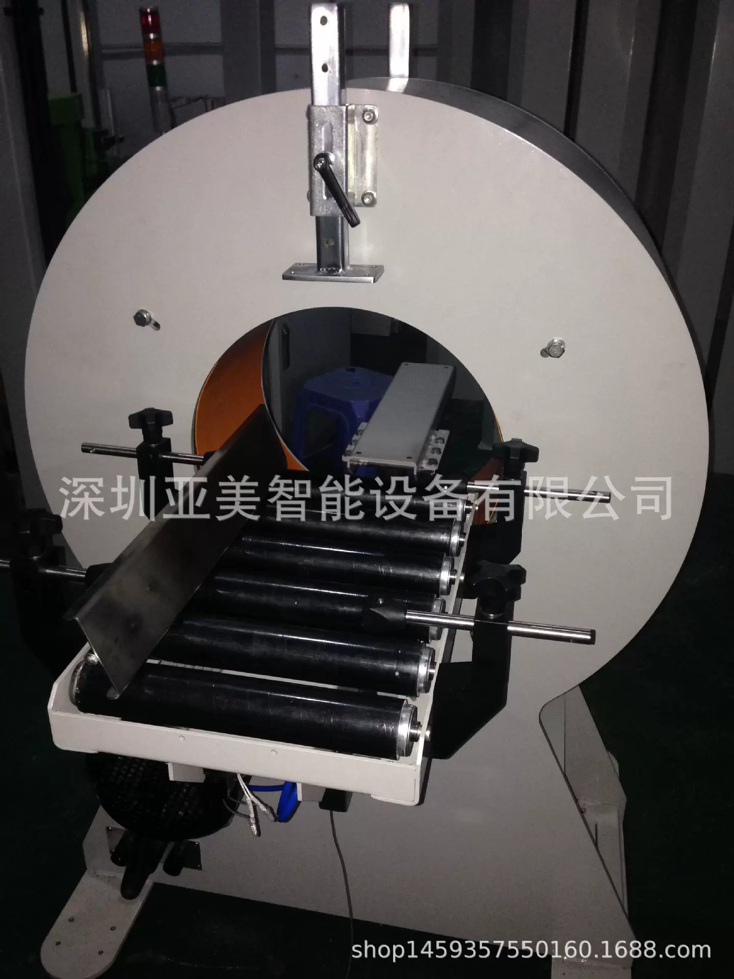 半自动水平缠膜机 卧式缠绕机 手动上断膜缠绕机 卧式包膜机