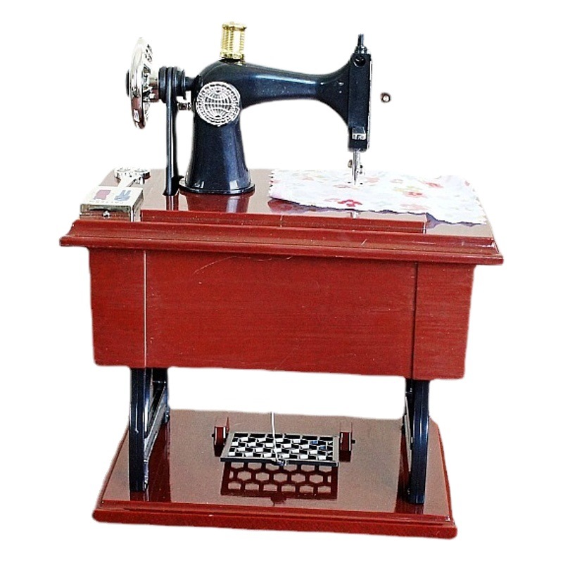 Máquina DE COSER caja de música de relojería modelo de entrega de una pieza fábrica oferta especial decoración del hogar regalo creativo S-1 image 1