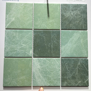 Bali Green Mosaic Tiles Imitation Marble House Water Fish Pond Landscape Pool Inkjet Swimming Pool Mosaic Tiles