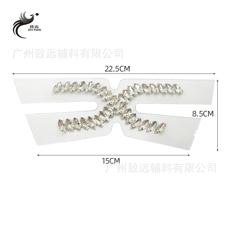 Accesorios transparentes de diamantes de imitación para zapatos, decoraciones florales para zapatos, diamantes de imitación para sandalias y pantuflas, decoraciones transparentes para calzado.