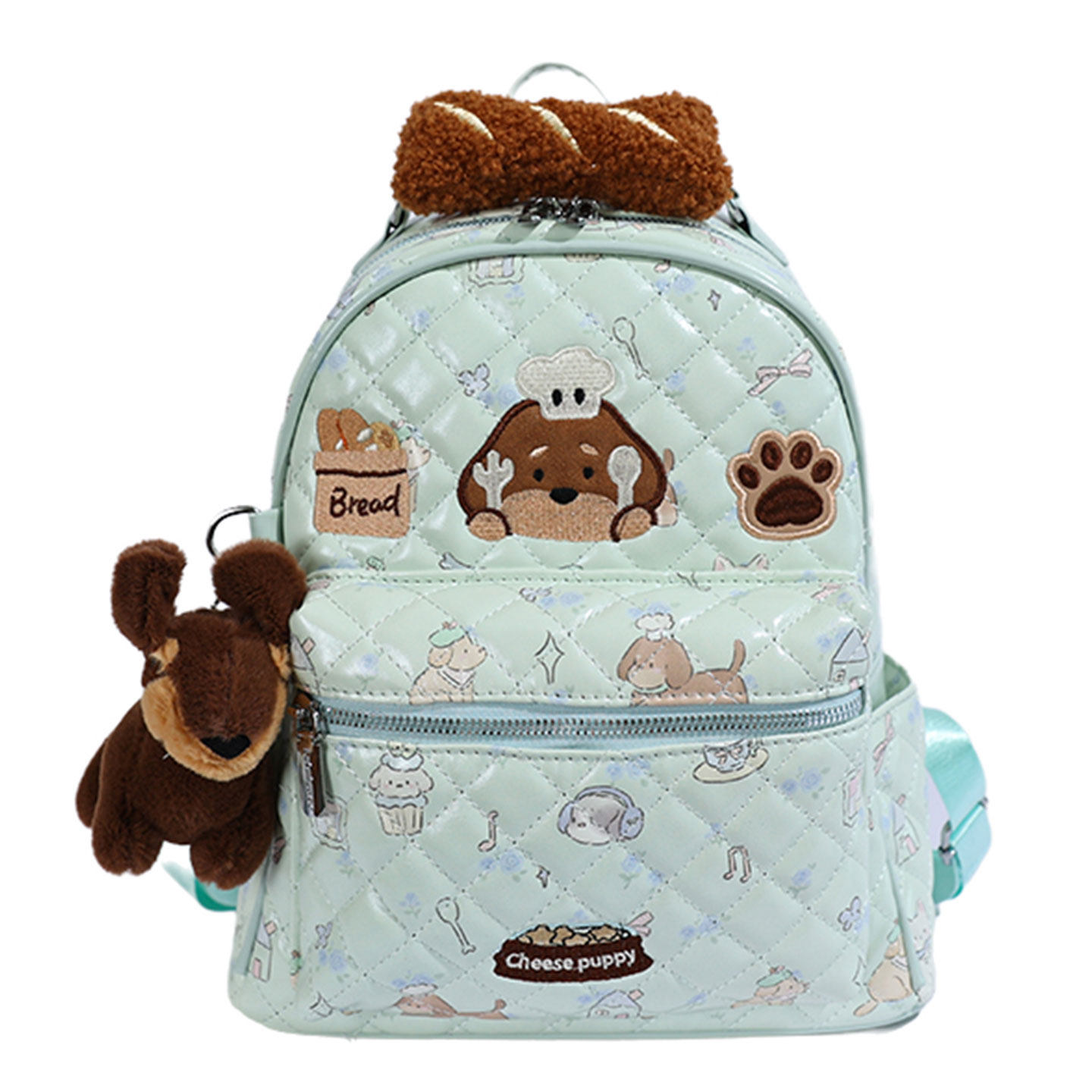 Mochila popular nueva mochila encantadora estudiante de clase 2026 caricatura de perro grande capacidad
