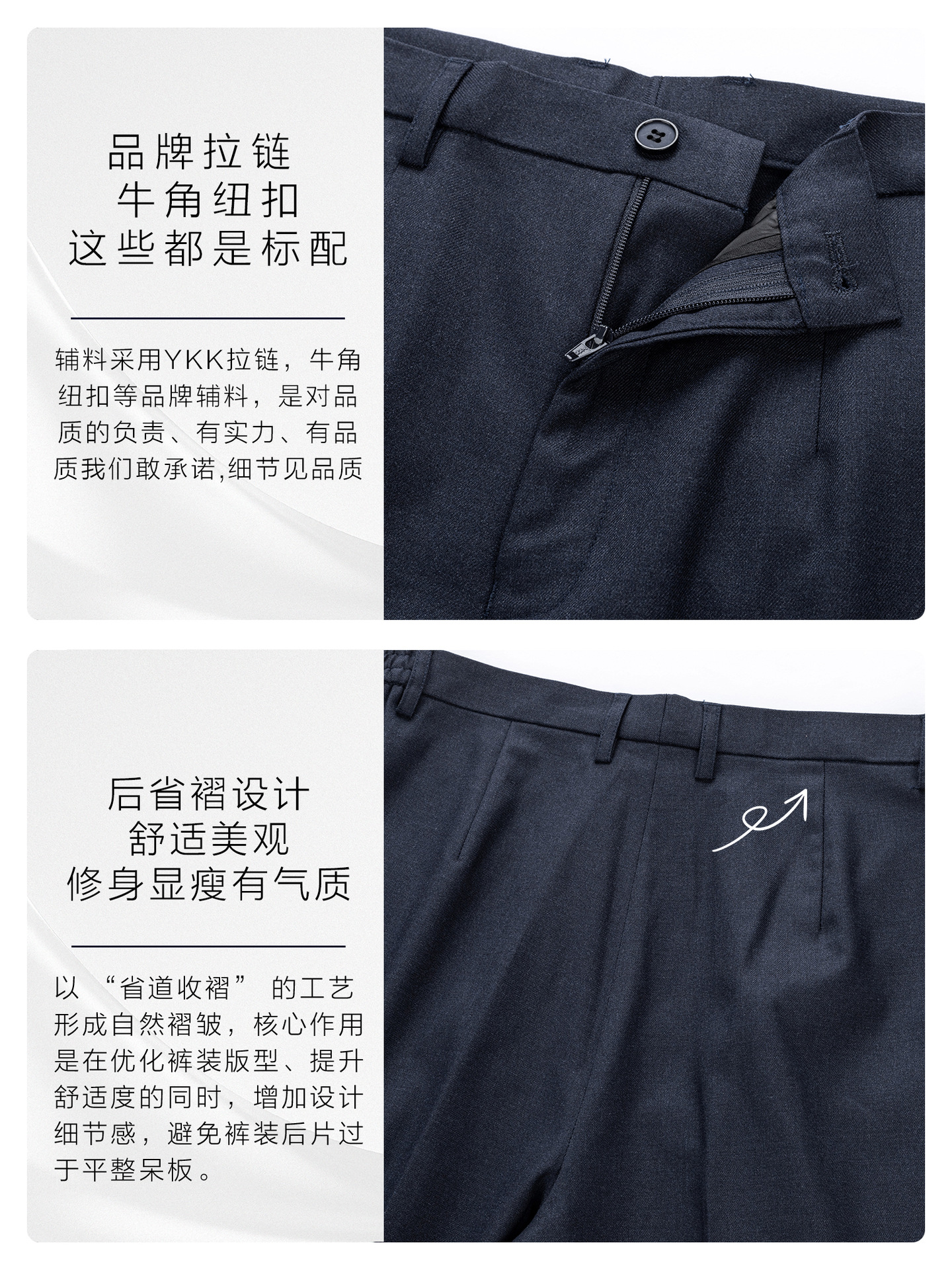 Pantalones de trabajo, pantalones de trajes de mujer, ropa de trabajo recta, ropa delgada, uniformes de cintura alta, pantalones de primavera y otoño, mujeres de alta calidad. image 3