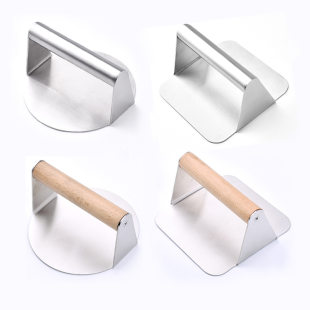 304 Stainless Steel Burger Merm Perform Manual Poly Pressurer Home Pan Powder Bulls Steak Perigoer Hamburg Pressor