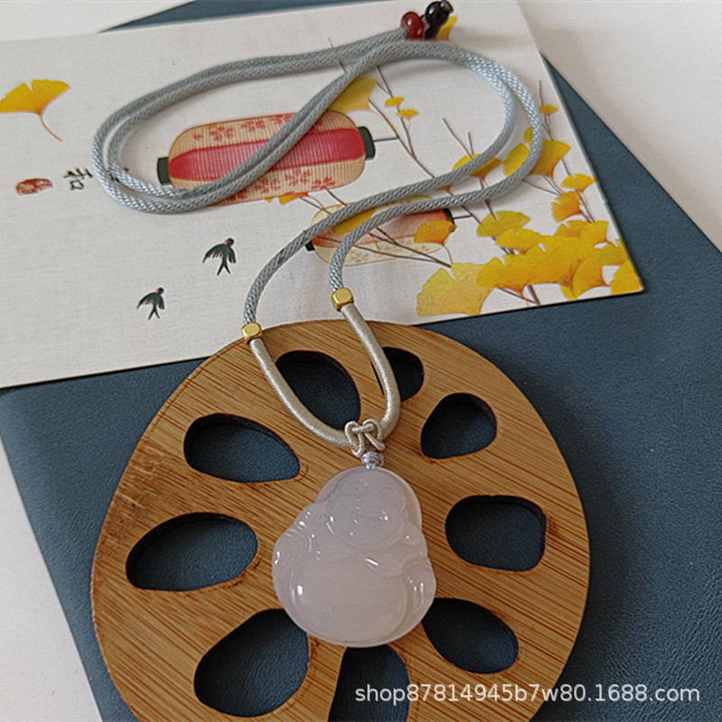 라이트 블루 로프가있는 중간 부처 (27*25mm)