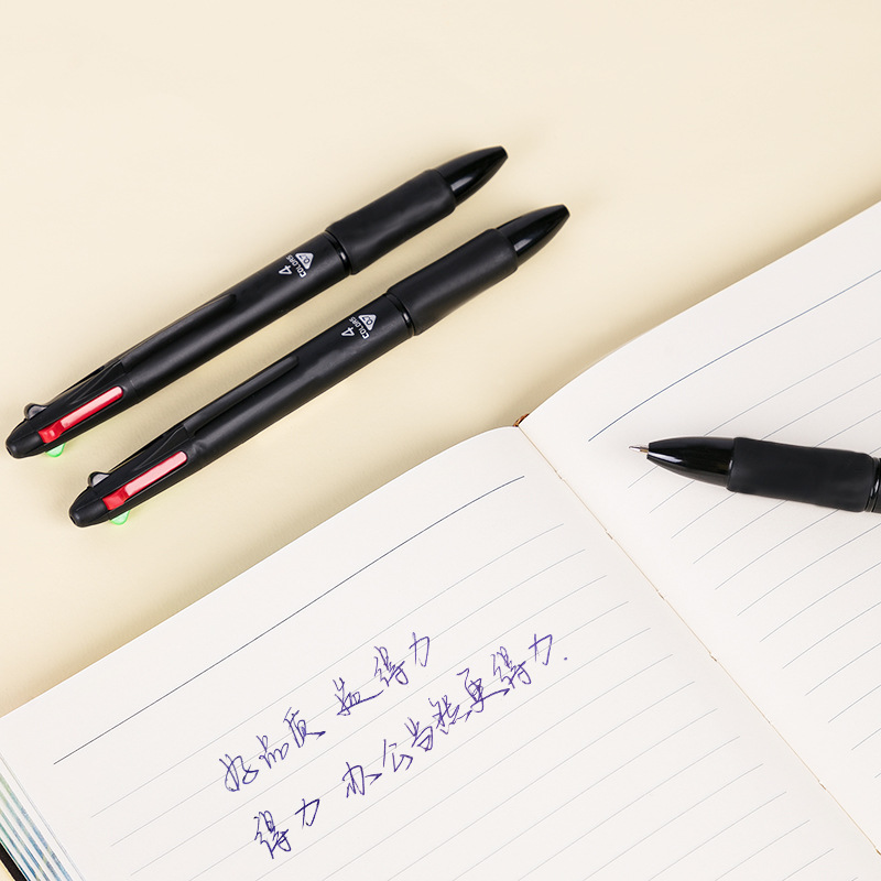 Límetro de bola de color de 4 colores 0.7mm bolígrafo de color de marca de bolígrafo 33390