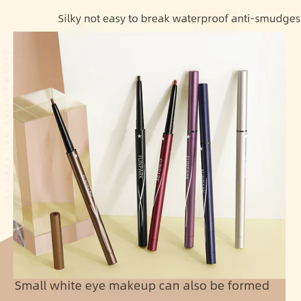 Makeup Funpark Creamy Silky Eyeliner Gel Pen Waterproof and Smudge-Proof Black Eyeliner Pen for Beginners